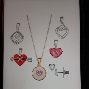 Napier Valentine's Changeable Necklace Set